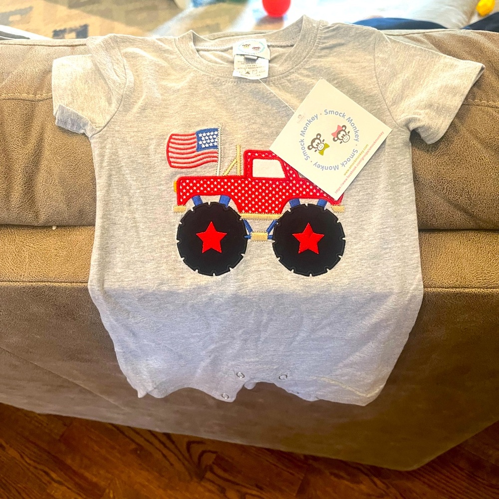 24 month smocked romper